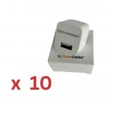 10 x New Universal USB Wall Charger Single Port