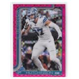 Aidan Hutchinson #104 Pink Xfractor 2025