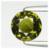 0.60ct 5.5mm Round Natural Green Tourmaline - Unhe