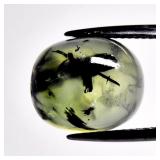 13.98ct Cushion Cabochon Natural Green Prehnite wi