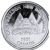 1981 Campbellton N.B. Canada Trade Dollar