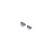 Pair 2pcs/0.35ct t.w 3-3.5mm Round Natural Blue Sp
