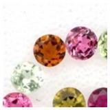 Mandala Round Cut Natural Multi Color Tourmaline 1