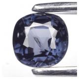 0.28ct 3.8x3.8mm VS Cushion Natural Purple Spinel
