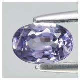 0.60ct 6x4mm Oval Natural Purple Spinel - Madagasc
