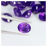 Oval Natural Top Rich Purple Amethyst Uruguay 6.60