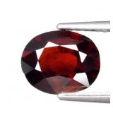2.36ct Oval Natural Medium Reddish Orange Spessart