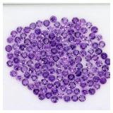 Round Natural Top Rich Purple Amethyst Uruguay 4.9