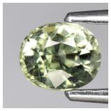 0.59ct 5.3x4.5mm Oval Natural Green Tourmaline - U