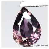 0.28ct 4.5x3.3mm VS Pear Pinkish Purple Sapphire -