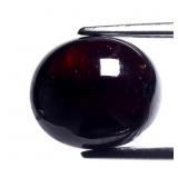 5.31ct Oval Cabochon Natural Deep Orangish Red S