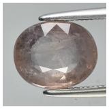 2.18ct 8.5x7mm Oval Pinkish Purple Sapphire - Mada