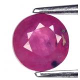 1.14ct 5.7x5.7mm Cushion Pinkish Purple Sapphire -