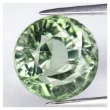 2.77ct 8.2mm Round Natural Green Tourmaline - Unhe