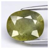 1.75ct 8.3x7mm Cushion Green Sapphire - Madagascar