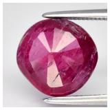 3.08ct 9.3x8.7mm Fancy Natural Purplish Pink Tourm