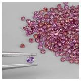 Round Natural Pink Raspberry Rhodolite Garnet 3.07