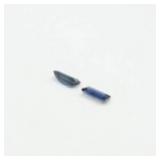 Pair 2pcs/0.27ct t.w Baguette Natural Blue Sapphir