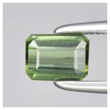 0.60ct 5.3x3.9mm Octagon Natural Green Tourmaline