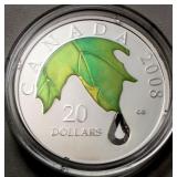 Canada $20 2008 Crystal Raindrop with Swarovski El