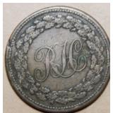 Canada LC-51A1 RH Richard Hurd 1814 1/2 Penny Toke