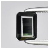 0.98ct VS Octagon Natural Deep Green Tourmaline -