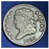 USA 1828 P Half Penny, 12 Stars
