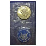 1972 S Eisenhower Dollar .400 Silver