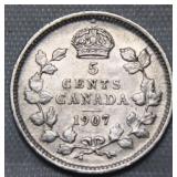 Canada 5 Cents 1907