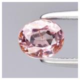 0.45ct 5x4.2mm VS Oval Natural Pink Malaya Garnet