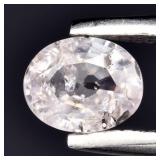 0.44ct 4.8x4mm Oval Natural Light Purple Sapphire