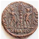 GLORIA EXERCITVS AD337-361 Ancient Roman coin