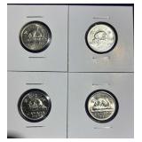 Canada 5 Cents 1963, 1964, 1965, 1966