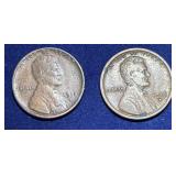 Lot of 2 USA 1915D & 1916D, Lincoln Wheat Pennies