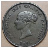 Canada NB-2B2 Victoria 1854 Penny Token Br911