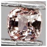 Cushion Cut 100% Natural Peach Spinel Unheated Bur