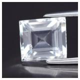 1.42ct VS Baguette Natural Very Light Blue Aquamar