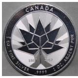 Canada Strong Proud Free 2017 1oz Silver Bullion
