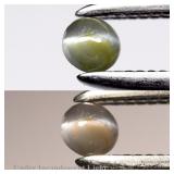 0.09ct Round Cabochon Natural Green Cat's Eye Alex