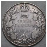 Canada 50 Cents 1914