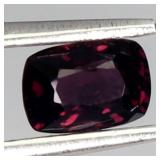 Antique Cut Natural Pinkish Purple Spinel Unheated