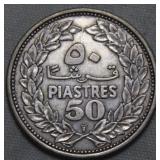 Lebanon 1931 50 Piastres