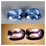Antique Cut Natural Color Change Fluorite China Pa