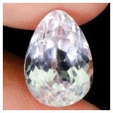 Pear Cut Natural Unheated Top Pink Kunzite Afghani