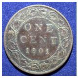Canada Large Penny 1901