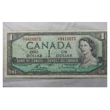 Canada $1 Banknote 1954 BC-37c Bouey Rasminsky