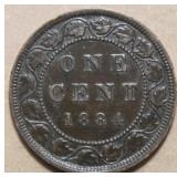 Canada Large Cent 1884 Obv2