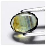 0.73ct 6.8x5.3mm Oval Natural Green Blue Sapphire