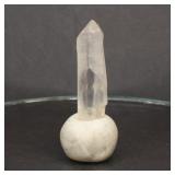 17.84ct 34.3x9.5mm Crystal Natural Very Light Yell