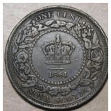 Canada Nova Scotia 1861 Cent